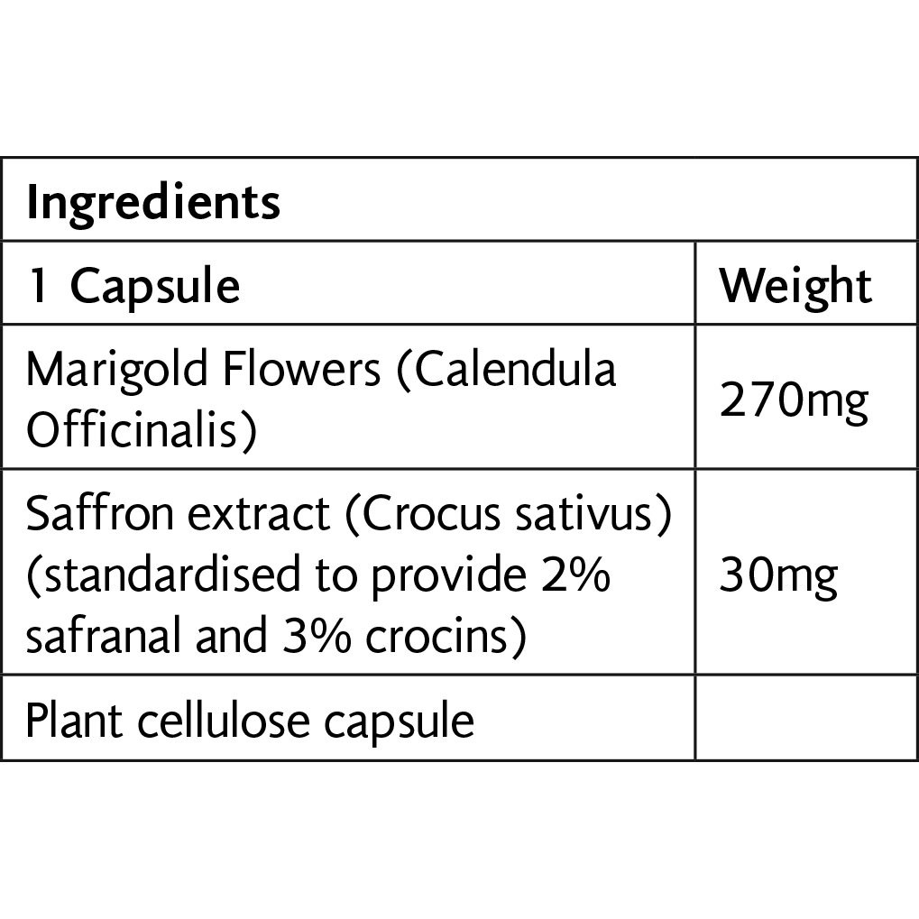 VIRIDIAN - Saffron Extract 30mg Υποστήριξη χαλάρωσης & θετικής διάθεσης - 30caps