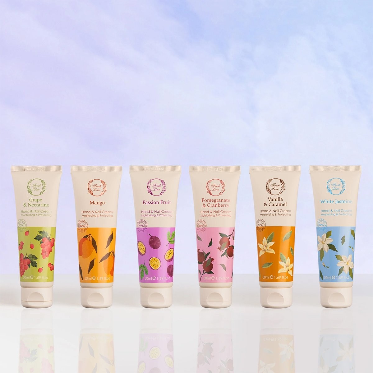 FRESH LINE - Vanilla & Caramel Hand & Nail Cream 50ml '25