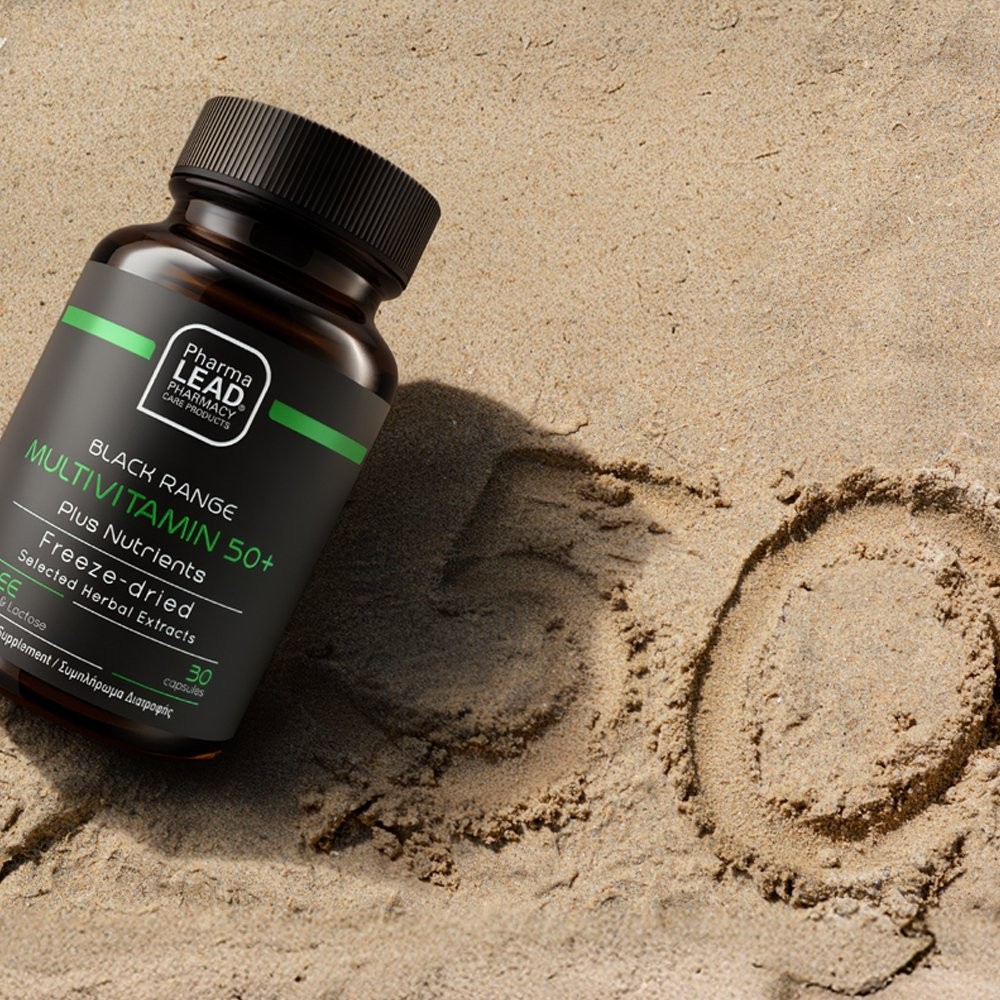 PHARMALEAD - BLACK RANGE Multivitamin 50+ Plus Nutrients Πολυβιταμίνη για 50 ετών και άνω - 30caps
