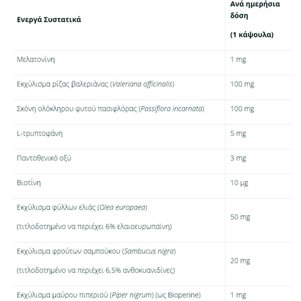 PHARMALEAD - BLACK RANGE Easy Night plus Melatonin Συμπλήρωμα διατροφής σταδιακής αποδέσμευσης με μελατονίνη - 30caps