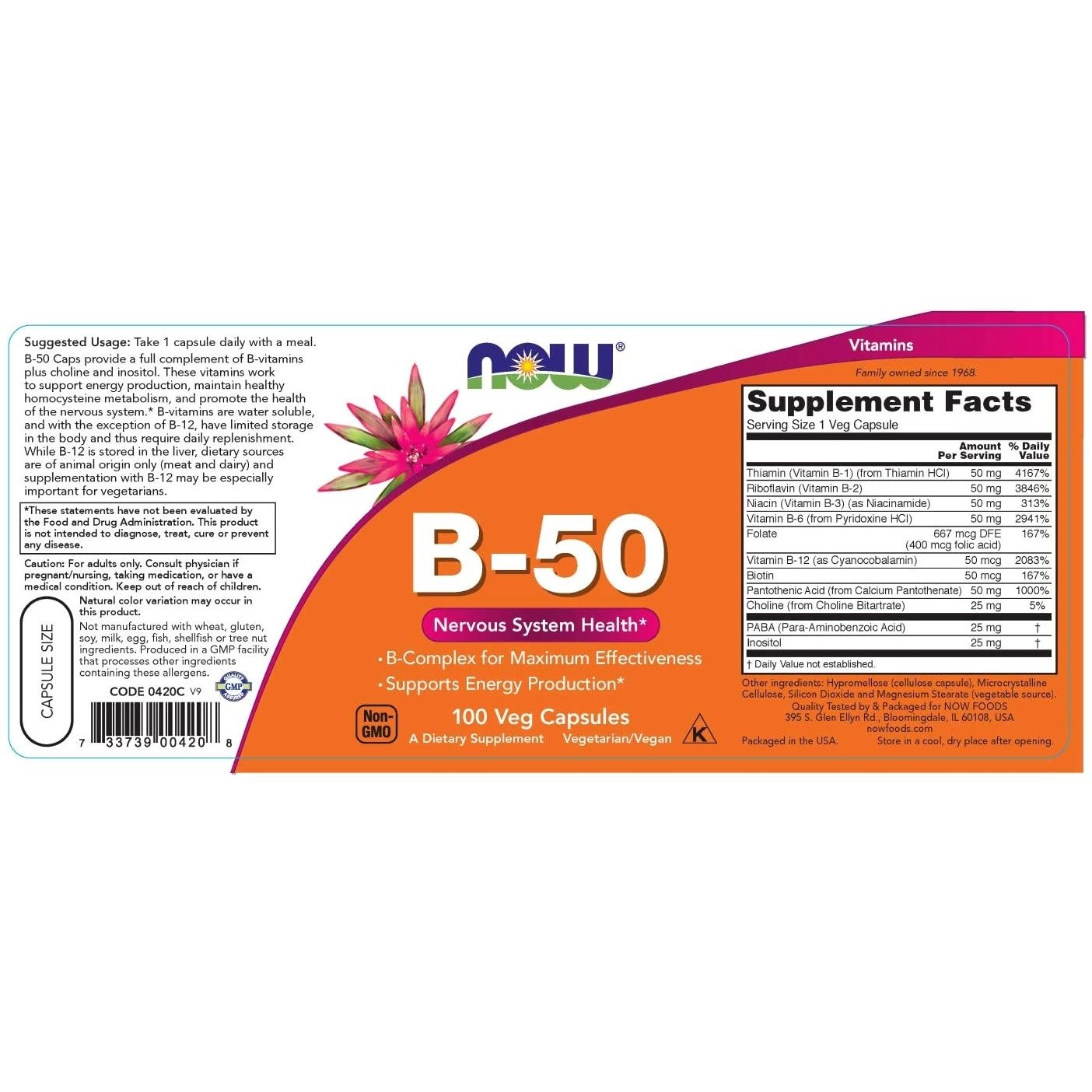 NOW - B-50 Complex - 100caps