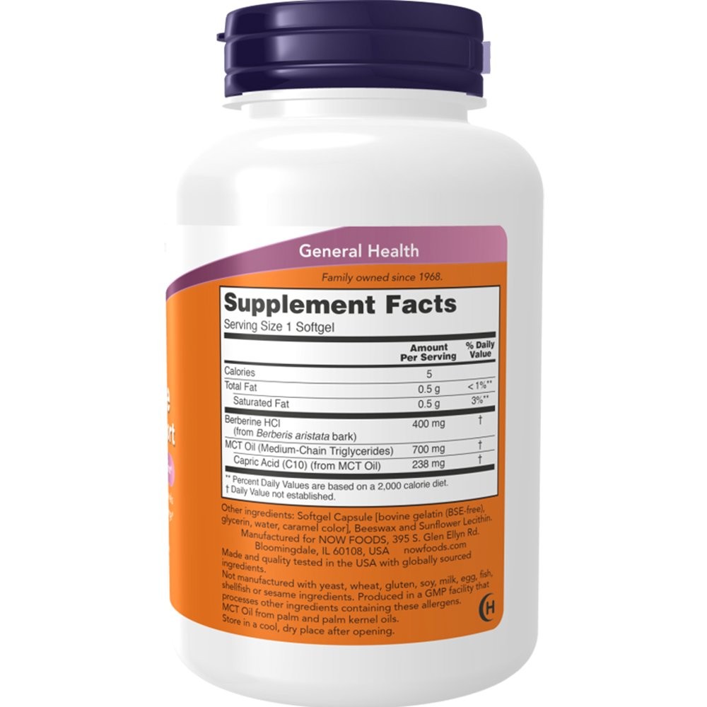 NOW - Berberine Glucose Support - 90 softgels