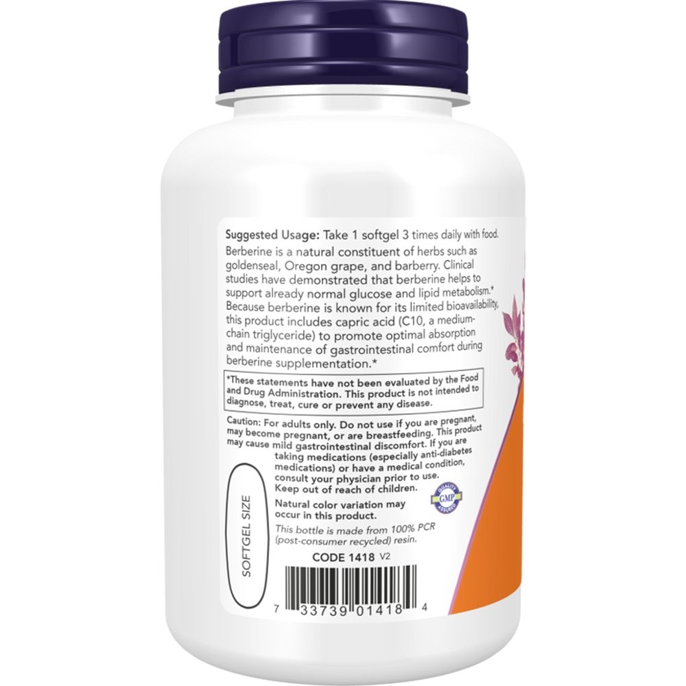 NOW - Berberine Glucose Support - 90 softgels