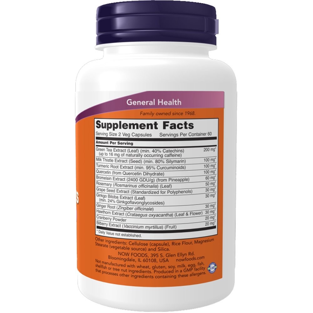 NOW - Super Antioxidants Αντιοξιδωτική Δράση - 120caps