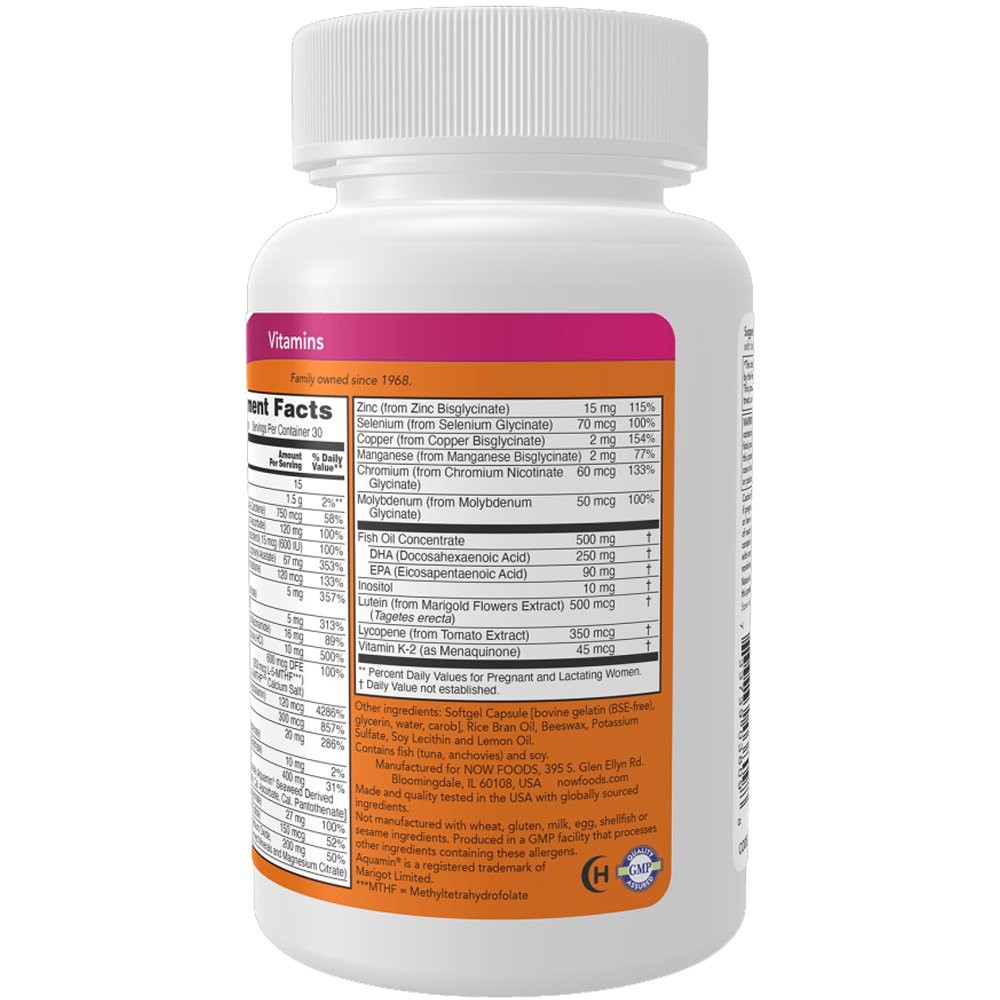 NOW - Prenatal Gels + DHA Πολυβιταμίνη για εγκύους και γυναίκες αναπαραγωγικής ηλικίας - 90softgels