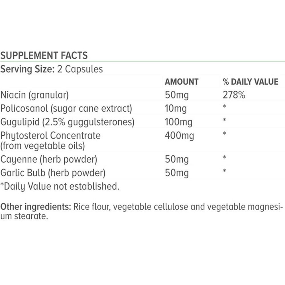 NATURAL VITAMINS - Cholesterol Formula - 60caps