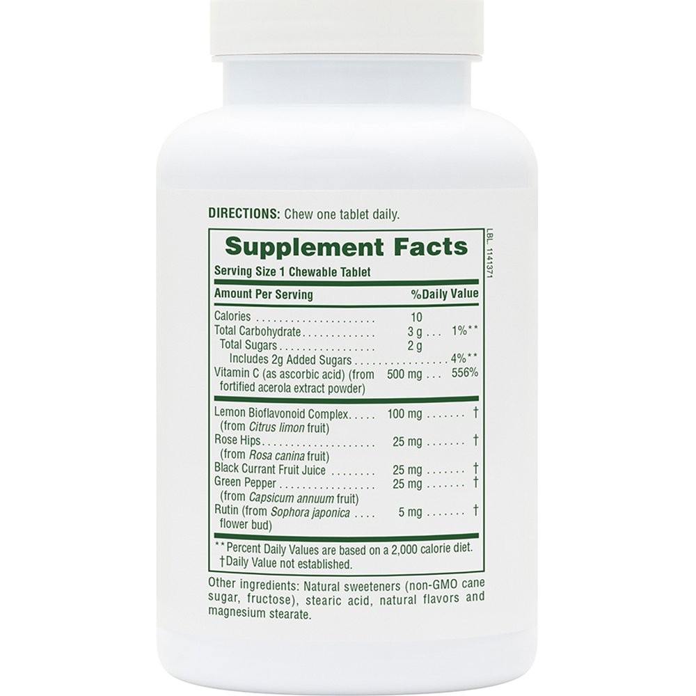 NATURES PLUS - Acerola C 500mg - 90chew.tabs