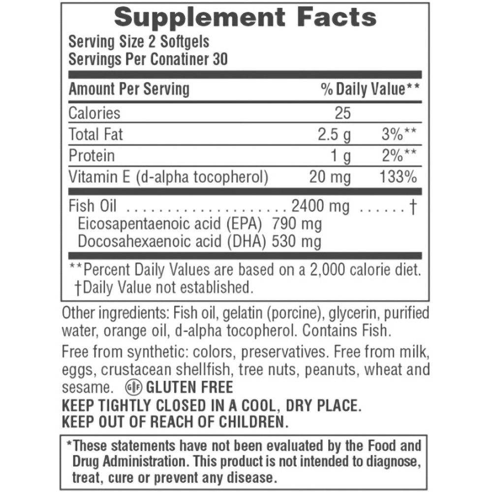 NATURES PLUS - Omega-3 Maximum - 60softgels