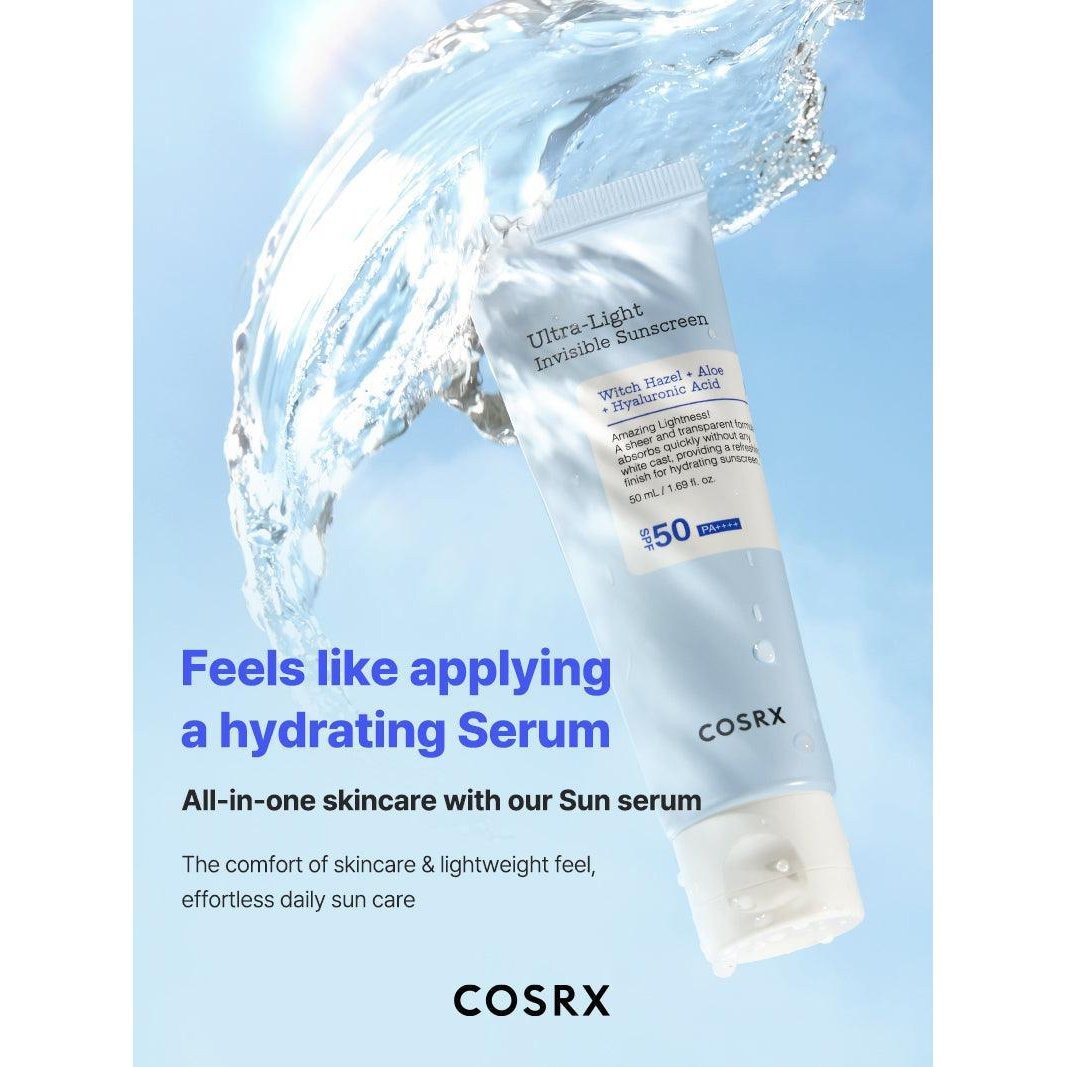 COSRX - Ultra-Light Invisible Sunscreen SPF50 PA++++ -