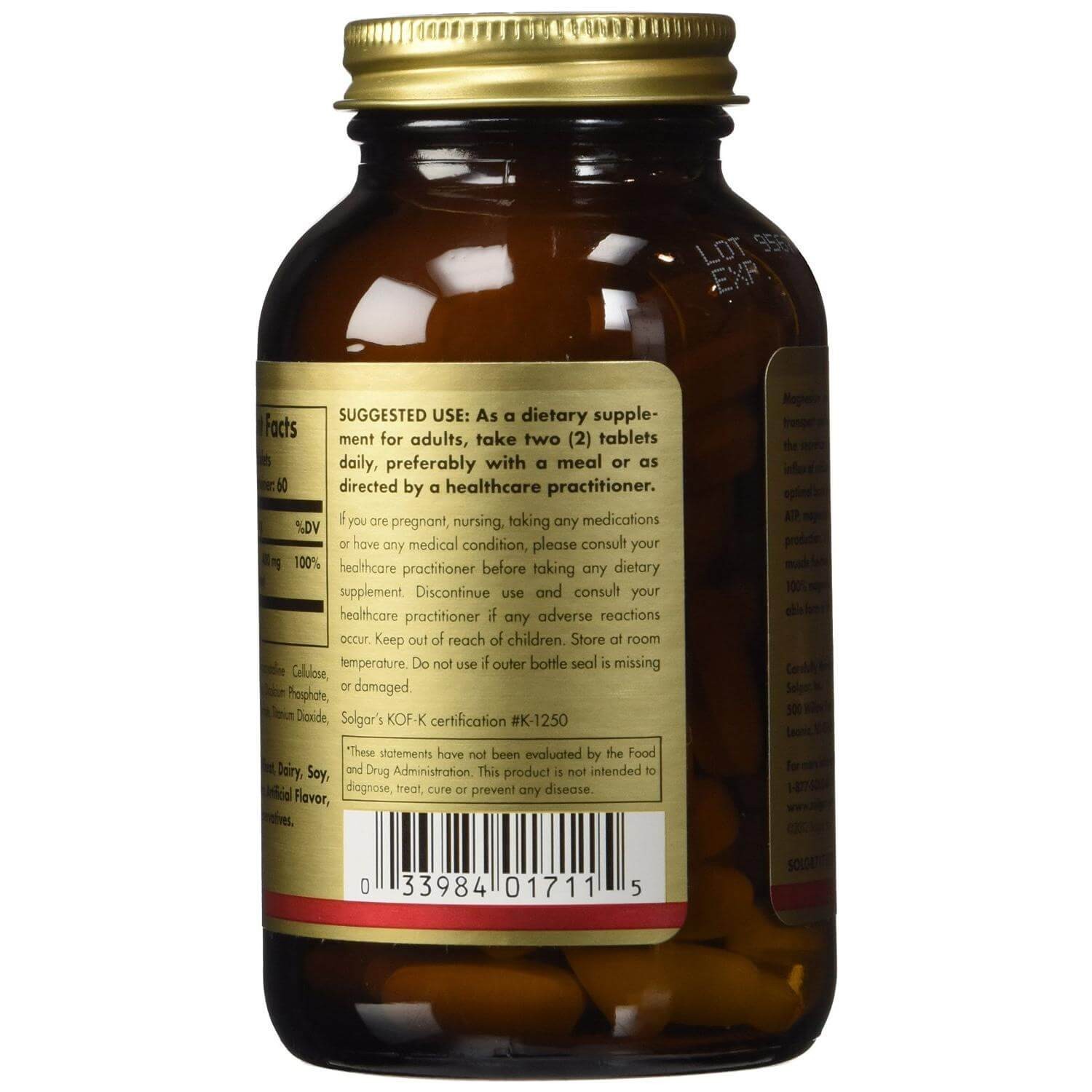SOLGAR - Magnesium Citrate - 60tabs