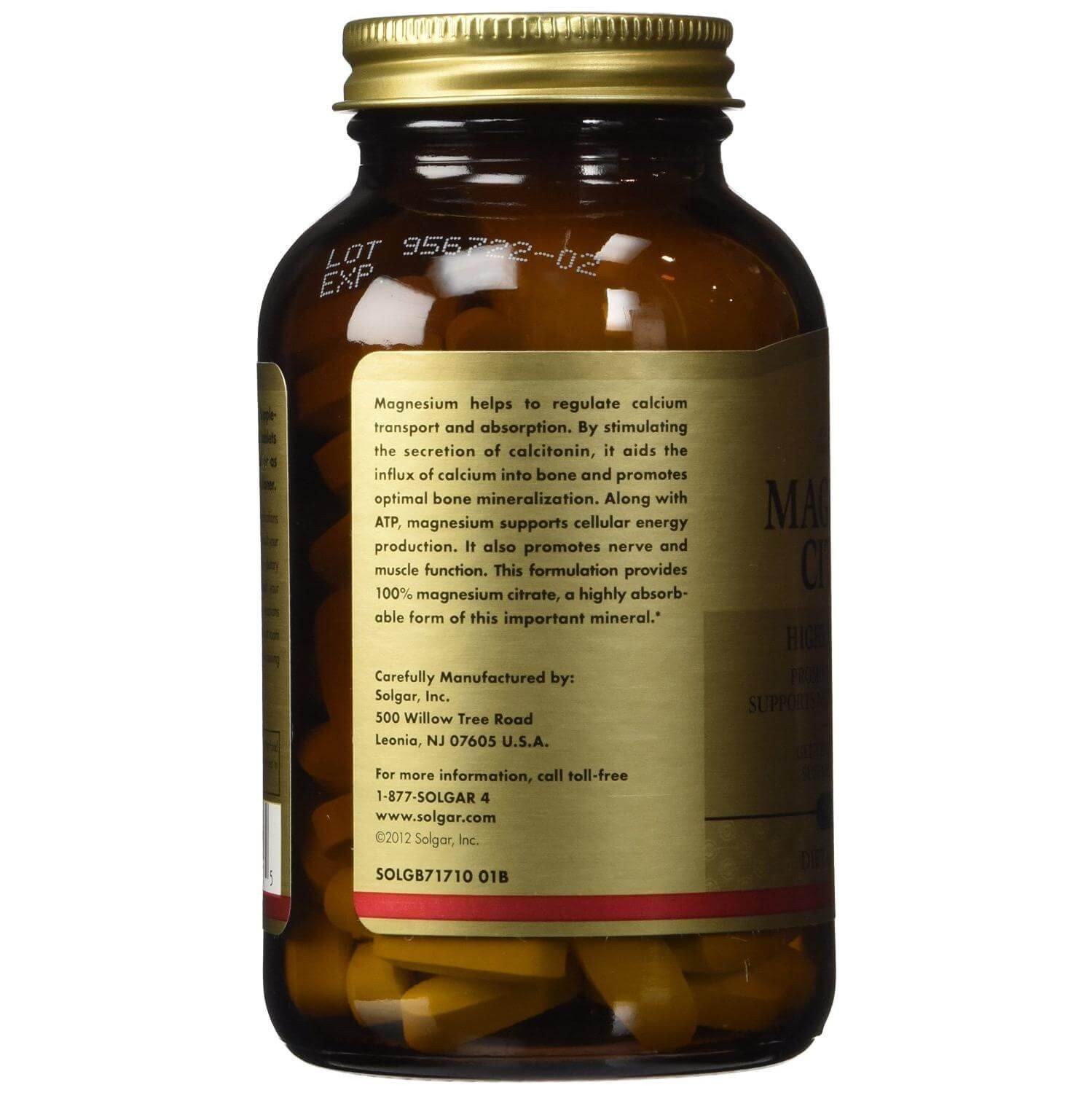 SOLGAR - Magnesium Citrate - 60tabs