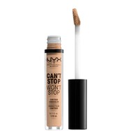 NYX Professional Makeup Can't Stop Won't Stop Contour Concealer Χαρίζει Πλήρη Κάλυψη με Αποτέλεσμα που Διαρκεί Έως και για 24 Ώρες 3.5ml - 7 Natural