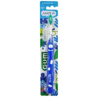 Gum Junior 6+ Soft Toothbrush 1 Τεμάχιο - Μπλε - Παιδική Μαλακή Οδοντόβουρτσα με Βάση Βεντούζα