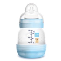 Mam Easy Start™ Anti-Colic 0m+ Κωδ 353S 130ml - Μπλε - Μπιμπερό Πολυπροπυλενίου με Θηλή Σιλικόνης & Σύστημα Κατά των Κολικών