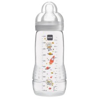 Mam Easy Active Baby Bottle Fairy Tale 4m+ Κωδ 361S 330ml - Γκρι - Μπιμπερό Πολυπροπυλενίου με Θηλή Σιλικόνης