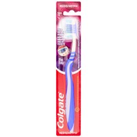 Colgate ZigZag Medium Οδοντόβουρτσα Μέτρια που Βοηθά στον Καθαρισμό των Δυσπρόσιτων Σημείων 1 Τεμάχιο - μπλε