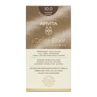 Apivita My Color Elixir Permanent Hair Color 1 Τεμάχιο - 10 Κατάξανθο - Μόνιμη Βαφή Μαλλιών Χωρίς Αμμωνία που Σταθεροποιεί & Σφραγίζει το Χρώμα