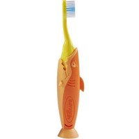 Elgydium Kids Shark Soft Toothbrush 2-6 Years Πορτοκαλί 1 Τεμάχιο - Μαλακή Οδοντόβουρτσα για Παιδιά