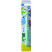 Gum Baby 0-2 Years Soft Toothbrush 1 Τεμάχιο - Πράσινο - Βρεφική Οδοντόβουρτσα με Μαλακές Τρίχες & Μικρή Κεφαλή για Ευκολία στη Χρήση