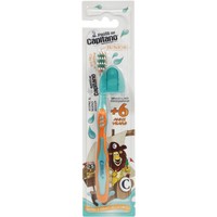 Pasta Del Capitano Junior Soft Toothbrush 6+ Years 1 Τεμάχιο - Πορτοκαλί - Μαλακή Παιδική Οδοντόβουρτσα με Εργονομική Λαβή