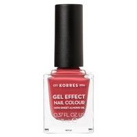 Korres Gel Effect Nail Colour 11ml - Moonstone Rose 49 - Βερνίκι Νυχιών με Αμυγδαλέλαιο για Έντονη Λάμψη & Μεγάλη Διάρκεια