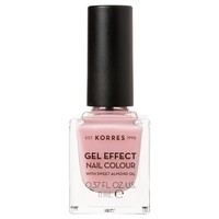 Korres Gel Effect Nail Colour 11ml - Ballerina 07 - Βερνίκι Νυχιών με Αμυγδαλέλαιο για Έντονη Λάμψη & Μεγάλη Διάρκεια