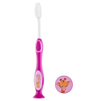 Chicco Milk Teeth Toothbrush 3-6 Years 1 Τεμάχιο - Μωβ - Παιδική Οδοντόβουρτσα Ιδανική για τα Πρώτα Δόντια