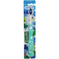 Gum Junior 6+ Soft Toothbrush 1 Τεμάχιο - Σιελ - Παιδική Μαλακή Οδοντόβουρτσα με Βάση Βεντούζα