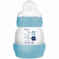 Mam Easy Start™ Anti-Colic 0m+ Κωδ 353S 130ml - Μπλε - Μπιμπερό Πολυπροπυλενίου με Θηλή Σιλικόνης & Σύστημα Κατά των Κολικών