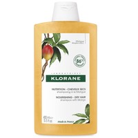Klorane Mango Shampoo Dry Hair 400ml - Σαμπουάν με Μάνγκο για Ξηρά Μαλλιά