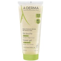 A-Derma Shower Gel for Face & Body 200ml - Θρεπτικό Αφρόλουτρο Προσώπου & Σώματος, Κατάλληλο για Ξηρά Δέρματα