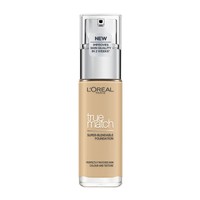 L'oreal Paris True Match Foundation 30ml - Golden Almond - Υγρό Make up που Καλύπτει τις Ατέλειες, Περιποιείται & Φροντίζει την Επιδερμίδα