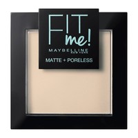 Maybelline Fit Me Matte + Poreless Pressed Powder 8.2gr - Soft Ivory - Πούδρα για Φυσική και Ταυτόχρονα Ματ Κάλυψη