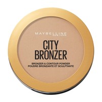 Maybelline City Bronzer Powder & Contouring 8gr - Medium Cool - Προσφέρει Βελούδινο Ματ Φινίρισμα