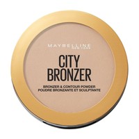 Maybelline City Bronzer Powder & Contouring 8gr - Medium Warm - Προσφέρει Βελούδινο Ματ Φινίρισμα