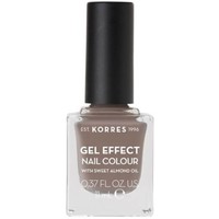 Korres Gel Effect Nail Colour 11ml - Stone Grey 95 - Βερνίκι Νυχιών με Αμυγδαλέλαιο για Έντονη Λάμψη & Μεγάλη Διάρκεια