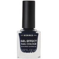 Korres Gel Effect Nail Colour 11ml - Steel Blue 88 - Βερνίκι Νυχιών με Αμυγδαλέλαιο για Έντονη Λάμψη & Μεγάλη Διάρκεια