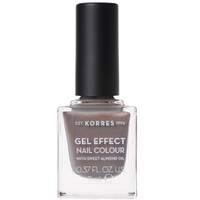 Korres Gel Effect Nail Colour 11ml - Holographic Ash 70 - Βερνίκι Νυχιών με Αμυγδαλέλαιο για Έντονη Λάμψη & Μεγάλη Διάρκεια