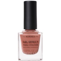 Korres Gel Effect Nail Colour 11ml - Winter Nude 40 - Βερνίκι Νυχιών με Αμυγδαλέλαιο για Έντονη Λάμψη & Μεγάλη Διάρκεια