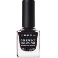 Korres Gel Effect Nail Colour 11ml - Sequins Plum 77 - Βερνίκι Νυχιών με Αμυγδαλέλαιο για Έντονη Λάμψη & Μεγάλη Διάρκεια