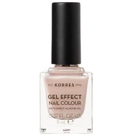 Korres Gel Effect Nail Colour 11ml - 10 Marshmallow Cloud - Βερνίκι Νυχιών με Αμυγδαλέλαιο για Έντονη Λάμψη & Μεγάλη Διάρκεια