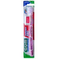 Gum Technique PRO Compact Medium Toothbrush Μωβ 1 Τεμάχιο, Κωδ 528 - Επαγγελματική Οδοντόβουρτσα με Μεσαίας Σκληρότητας Ίνες & Μικρή Κεφαλή