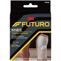 3M Futuro Comfort Knee Support 1 Τεμάχιο, Κωδ 76588 - Large - Ελαστική Επιγονατίδα Ιδανική Στήριξη σε Δύσκαμπτο, Αδύναμο ή Τραυματισμένο Γόνατο