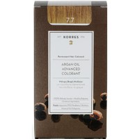 Korres Argan Oil Βαφή Μαλλιών Χωρίς Αμμωνία 1 Τεμαχιο - 7.7 Μόκα - Μόνιμη Βαφή με Τεχνολογία Pigment-Lock που Κλειδώνει το Χρώμα
