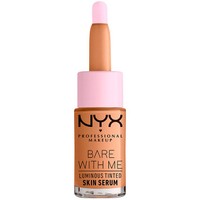 NYX Professional Makeup Bare With Me Luminous Skin Serum 12,6ml - Medium - Serum με Χρώμα για Λαμπερή Επιδερμίδα που Διαρκεί Όλη Μέρα