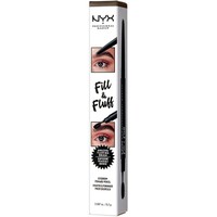 NYX Professional Makeup Fill & Fluff Eyebrow Pomade Pencil 0,2gr 1 Τεμάχιο - Ash Brown - Μολύβι Φρυδιών με Απαλή Μύτη