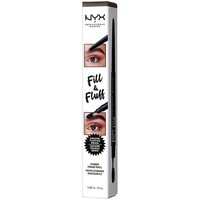 NYX Professional Makeup Fill & Fluff Eyebrow Pomade Pencil 0,2gr 1 Τεμάχιο - Brunette - Μολύβι Φρυδιών με Απαλή Μύτη