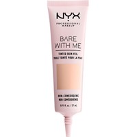 NYX Professional Makeup Bare With Me Tinted Skin Veil Make up 27ml - Pale Light - Κρέμα Προσώπου με Χρώμα που Χαρίζει Διάφανο Μεταξένιο Αποτέλεσμα