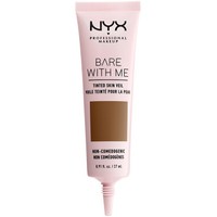 NYX Professional Makeup Bare With Me Tinted Skin Veil Make up 27ml - Deep Sable - Κρέμα Προσώπου με Χρώμα που Χαρίζει Διάφανο Μεταξένιο Αποτέλεσμα