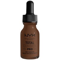 NYX Professional Makeup Total Control Pro Drop Foundation 13ml - Deep - Δίνει στο Δέρμα Φυσικό Υγιές Φινίρισμα Απαλύνοντας τις Ατέλειες